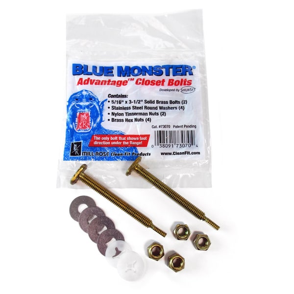 Blue Monster Blue Monster Closet Bolts 73070 - main